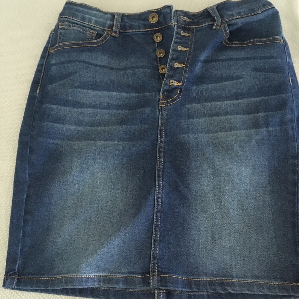 Fashion Nova Jean Skirt